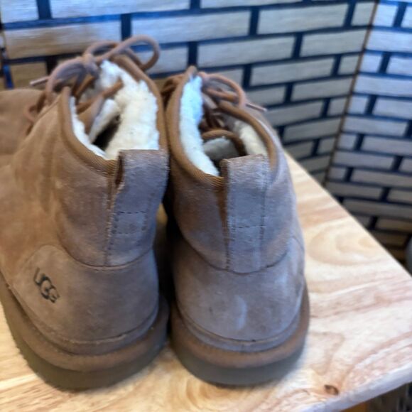 UGG Brown Neumel Chukka Boots Size 12 - Picture 7 of 12